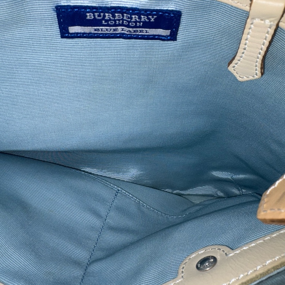 Burberry‎ Tan and Blue Check Shoulder project - Picture 14 of 16